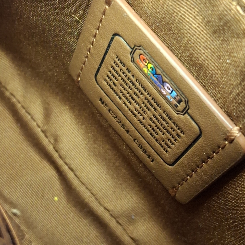 Coach Rainbow Signature Convertable Mini Nolita Wristlet - Picture 5 of 5